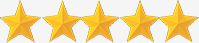 5 gold stars