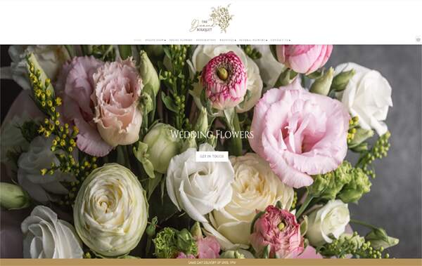 The Diamond Bouquet website example