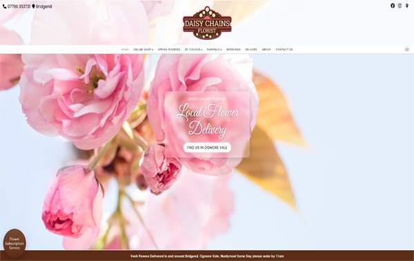Daisy Chains website example