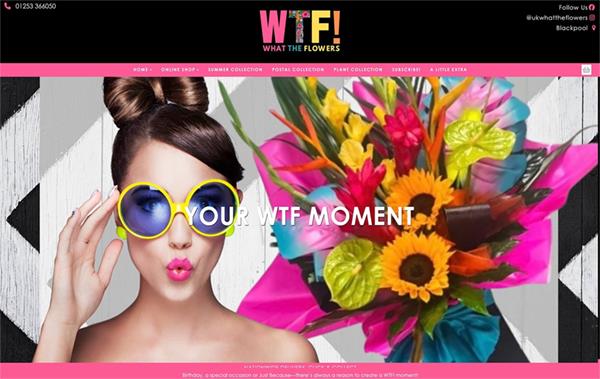 What The Flowers website example
